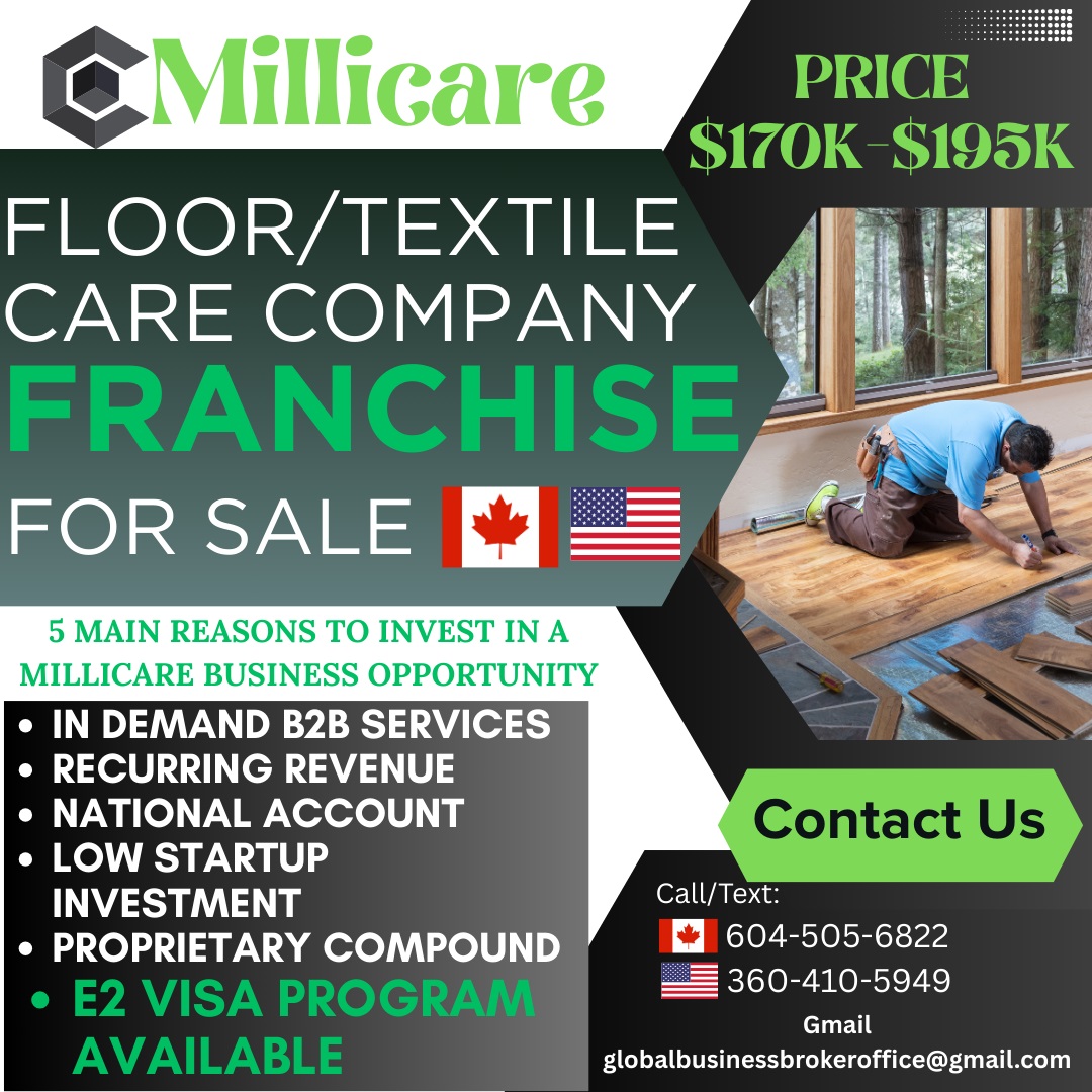 MILLICARE: PREMIER FLOOR & TEXTILE CARE FRANCHISE OPPORTUNITY 